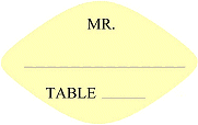 Mini Leaf Tag sample - as a place card