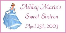 Sweet 16 Favor Tags