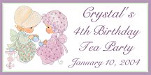 Birthday and Tea Party Favor Tag